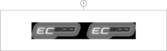 vue éclatée kit déco - gasgas ec 300 eu 2024