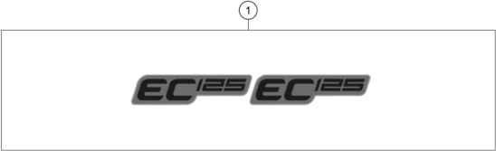vue éclatée kit déco - gasgas ec 125 eu 2025