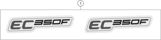 vue éclatée kit déco - gasgas ec 350f eu 2021