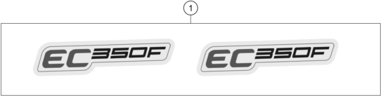 vue éclatée kit déco - gasgas ec 350f eu 2022