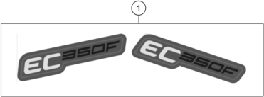 vue éclatée kit déco - gasgas ec 350f eu 2023