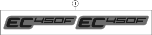 vue éclatée kit déco - gasgas ec 450f eu 2025