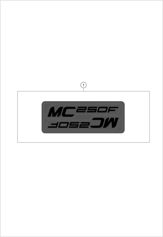 vue éclatée kit déco - gasgas mc 250f ikd ar 2026