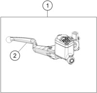 vue éclatée maître cylindre de frein - ktm 125 smc r - b.d. jp 2026